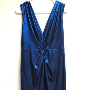 CALVIN KLEIN SHIMMER BLUE DRESS